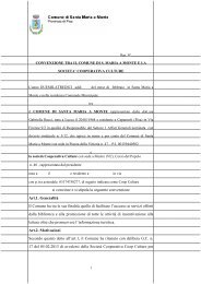 schema convenzione - Comune di Santa Maria a Monte