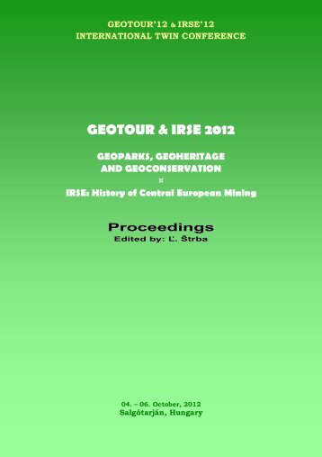 GEOTOUR & IRSE 2012.pdf - Fakulta BERG - TUKE