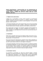 bases especÃ­fiques de les subvencions de l'ajuntament d'igualada a ...