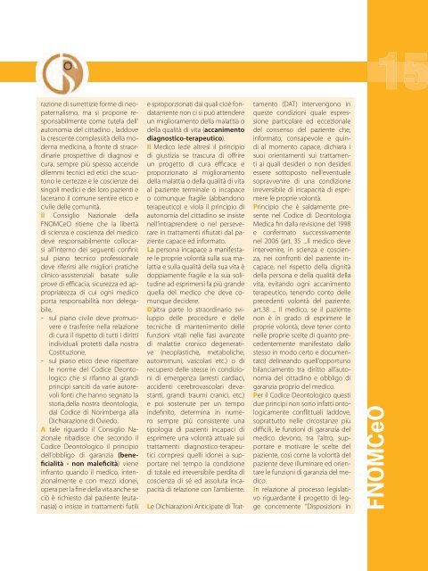 Luglio - Agosto 2009 (pdf - 2 MB) - Ordine Provinciale dei Medici ...