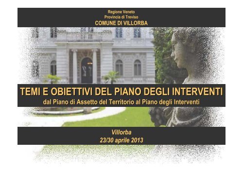 piano degli interventi - Comune di Villorba
