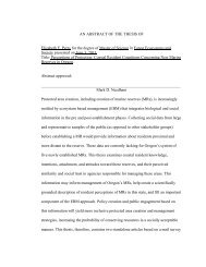 AN ABSTRACT OF THE THESIS OF Elizabeth E. Perry for ... - Nature