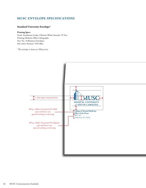 Communication Standards Manual - Medical Center Intranet