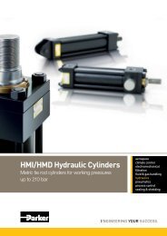 HMI Hydraulic Cylinders Metric tie rod 210 bar - SE Hydraulics