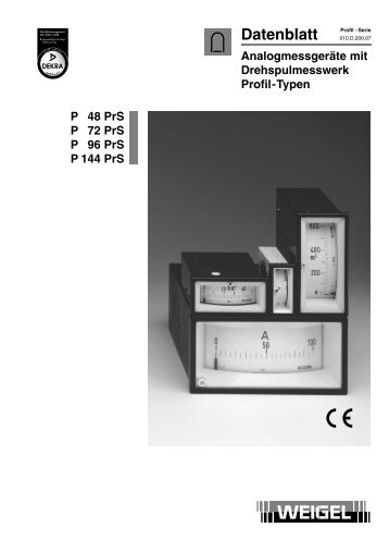 pdf (135 KB) - Weigel Messgeraete GmbH