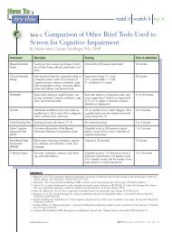 âMental Status Assessment of Older Adults: The Mini-Cog.â (2007) AJN