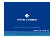 Juan Madrid, Director Marketing y Comercial - port de Barcelona