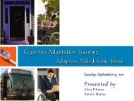 Cognitive Adaptation Training - National Association of States ...