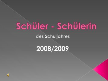 SchÃ¼lerin des Jahres 09