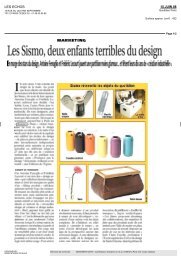 Les Sismo, deux enfants terribles du design - Designer's Days