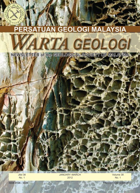 WARTA GEOLOGI WARTA GEOLOGI - Department Of Geology