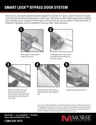 Smart Lock Flier with Morse Logo 5-2009.indd - Morse Industries