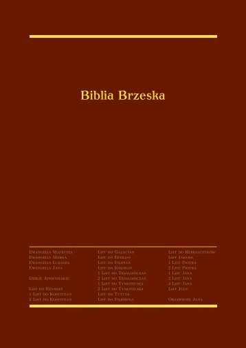Biblia Brzeska