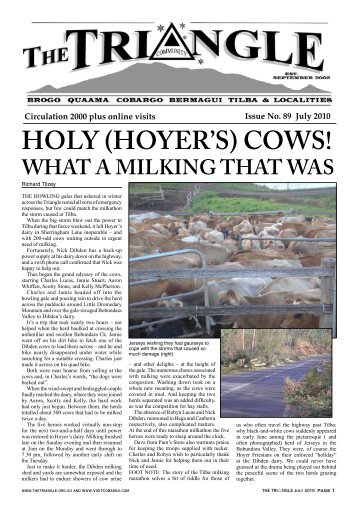 HOLy (HOyER'S) COWS! - The Triangle