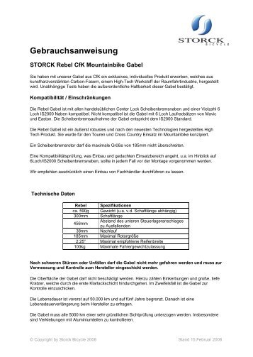 Download PDF - Storck Bicycle GmbH