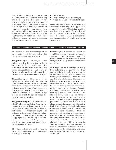 2.1: Anthropometric Indicators Measurement Guide - Linkages Project