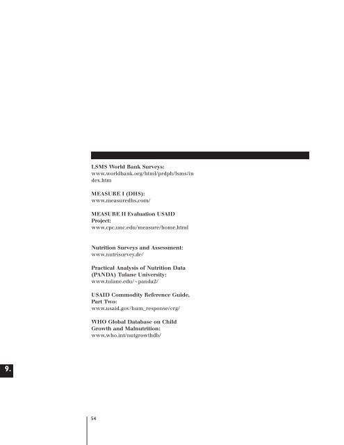 2.1: Anthropometric Indicators Measurement Guide - Linkages Project