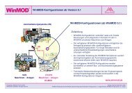 WinMOD-Konfigurationen