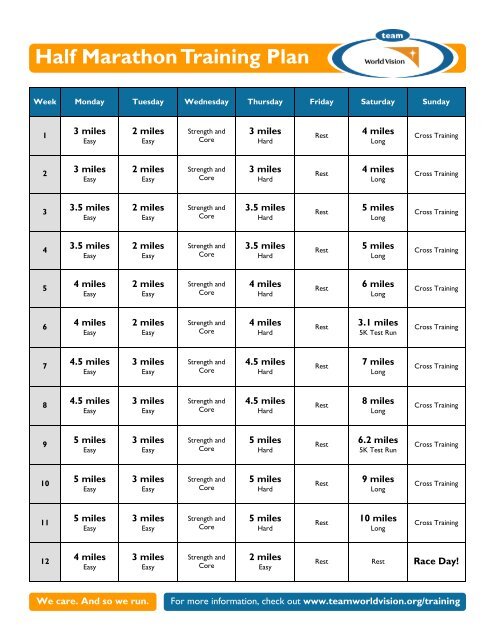 nike 10k training plan pdf