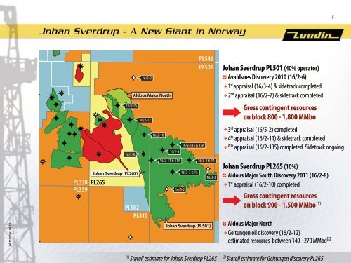 Johan Sverdrup - a New Giant in Norway - Lundin Petroleum