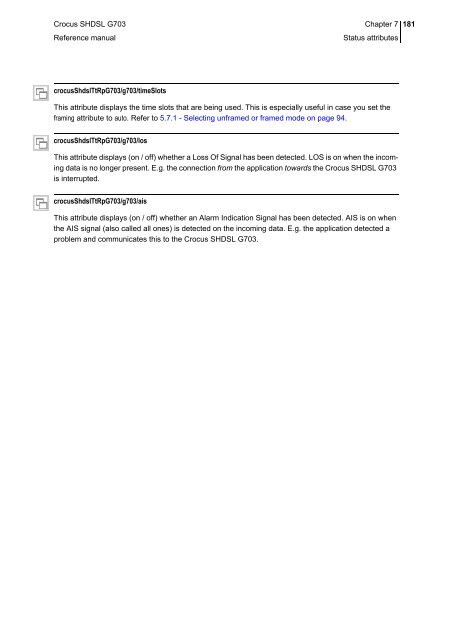 Crocus SHDSL G703.pdf - FTP Directory Listing