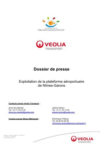 Dossier de presse - Transports