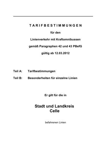 Stadt und Landkreis Celle - CeBus