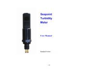 Seapoint Turbidity Meter - Seapoint Sensors, Inc.