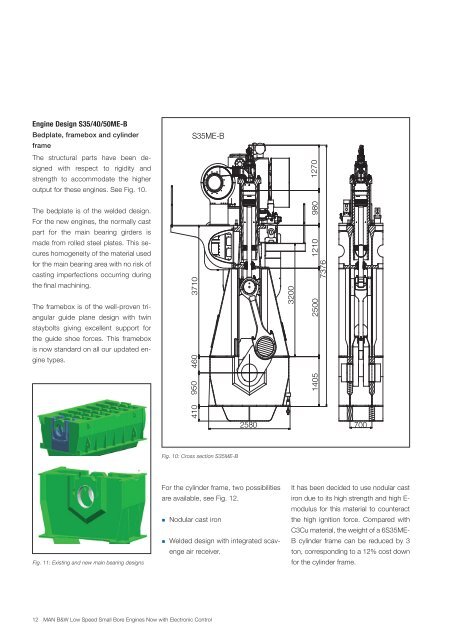 MAN B&W Low Speed Small Bore Engines - MAN Diesel & Turbo