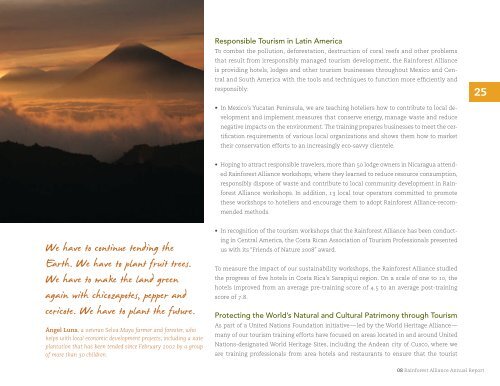 ANNUAL REPORT - Rainforest Alliance