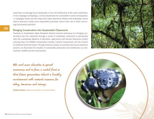 ANNUAL REPORT - Rainforest Alliance