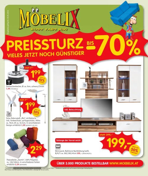 PREISSTURZ - Möbelix