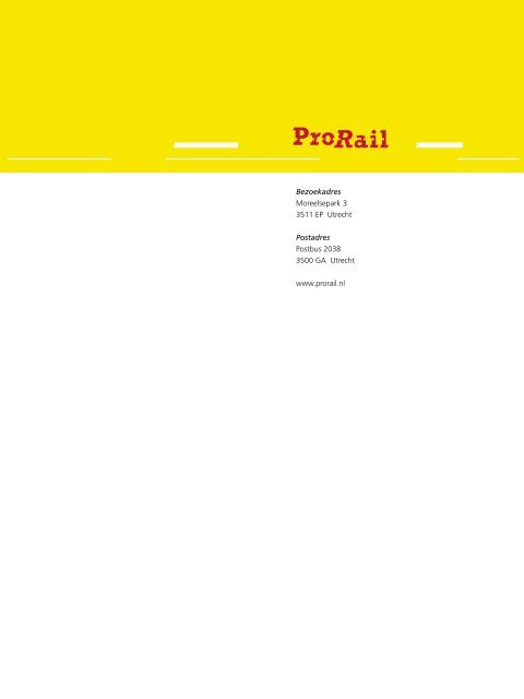 Jaarverslag 2010 - ProRail
