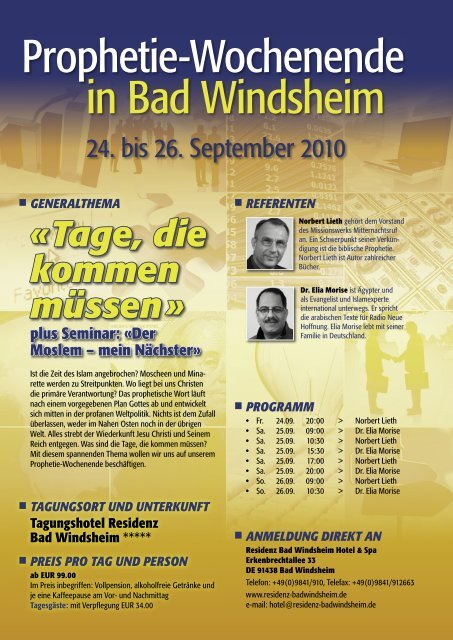 MNR DE 2010-06.indd - Missionswerk Mitternachtsruf