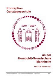 Konzeption Ganztagesschule an der Humboldt-Grundschule ...