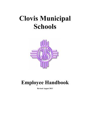 Employee Handbook - Clovis Municipal School District