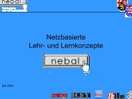 Netzbasierte Lehr- und Lernkonzepte - innovelle-bs