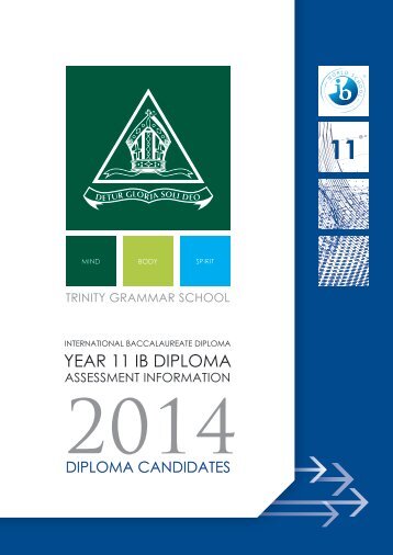 Year 11 IB Diploma Assessment Information - Trinity Grammar School