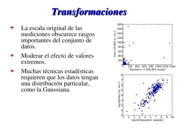 Propiedades de las transformaciones