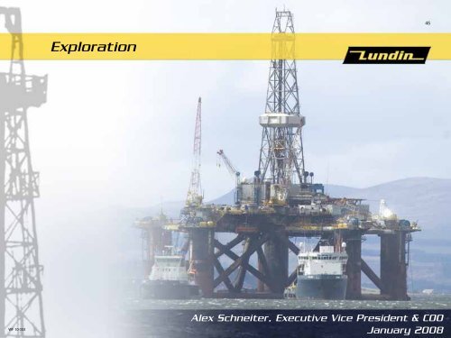 2006 Budgeted Exploration - Lundin Petroleum