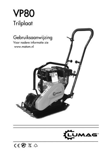 Trilplaat Lumag RP75 - Matom