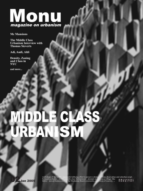 MIDDLE CLASS URBANISM - magazine for urban documentation ...