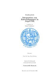 Studienarbeit - Rene Lindhorst.pdf - Lehrstuhl fÃ¼r Softwaretechnik ...