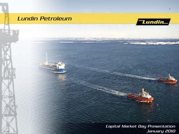 Capital Market Day presentation 2010 - Lundin Petroleum