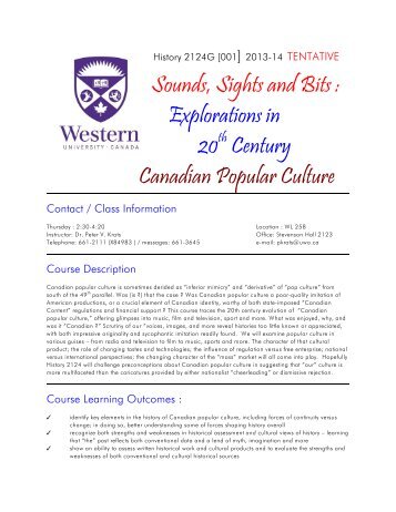 syllabus - History - University of Western Ontario