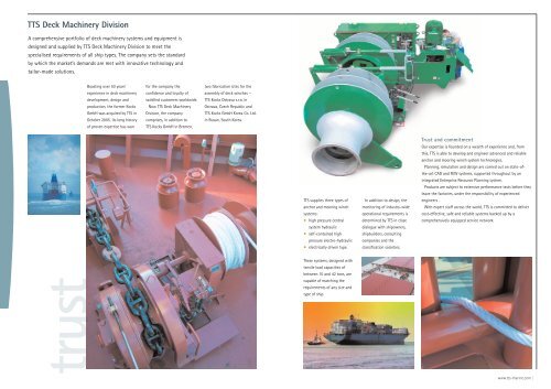 TTS Deck Machinery brochure