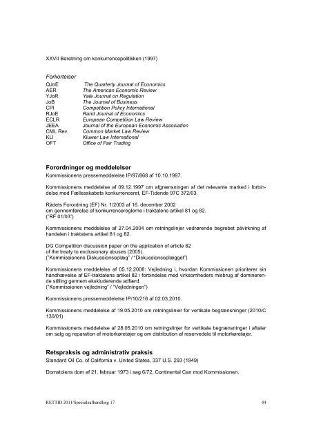 Konkurrenceretlig analyse af tying og bundling pÃƒÂ¥ ... - Juridisk Institut