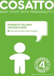 HOGARTH TALLBOY INSTRUCTIONS - Glasgow Pram Centre