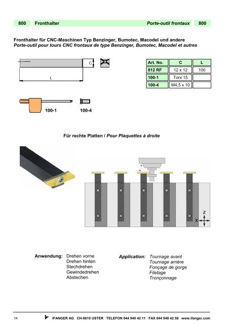Décolletage X-Centering Line 400/800 Multiturn-Dec - Ifanger AG