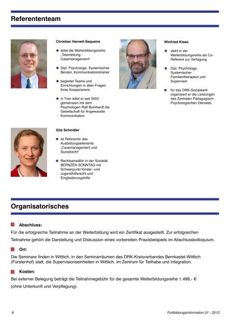 Seminarüberblick - DRK